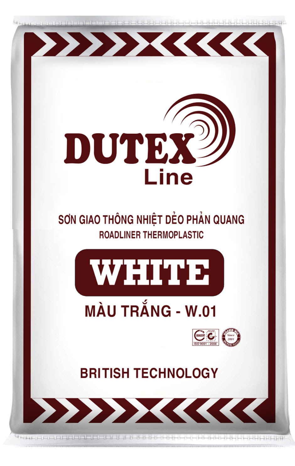 W01 - SƠN GIAO THÔNG NHIỆT DẺO PHẢN QUANG DUTEX LINE - WHITE W01