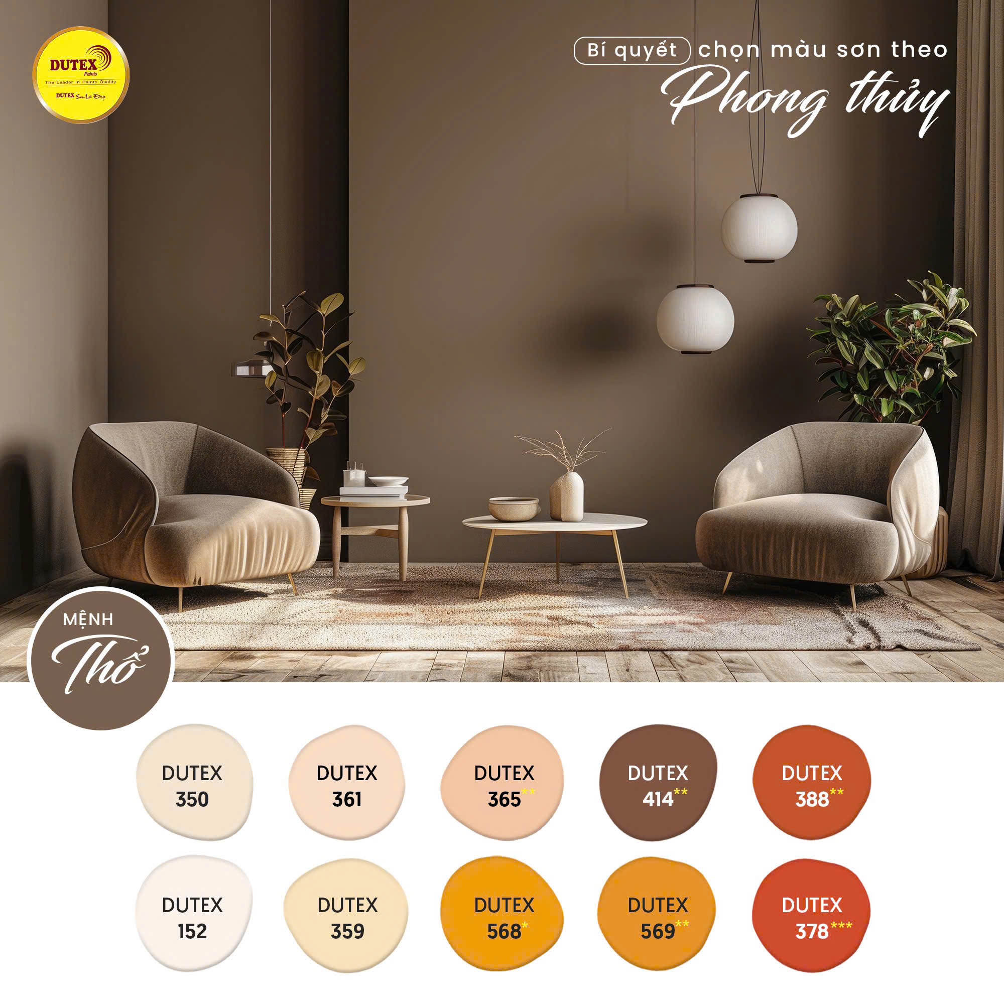 Chọn màu sơn mặt tiền hợp phong thủy mệnh thổi