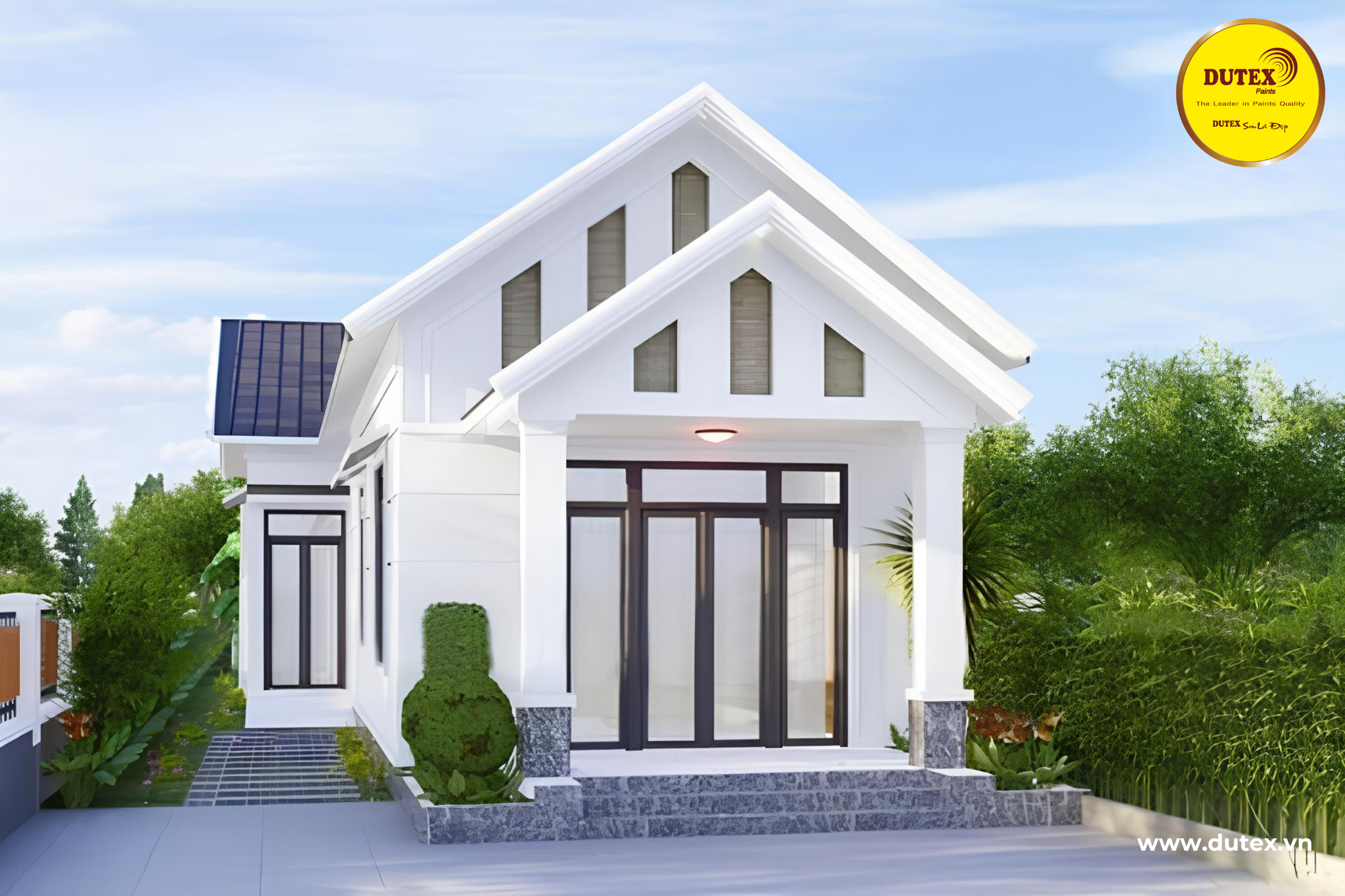 Giúp ngôi nhà trông sáng sủa, rộng rãi hơn với màu trắng sứ